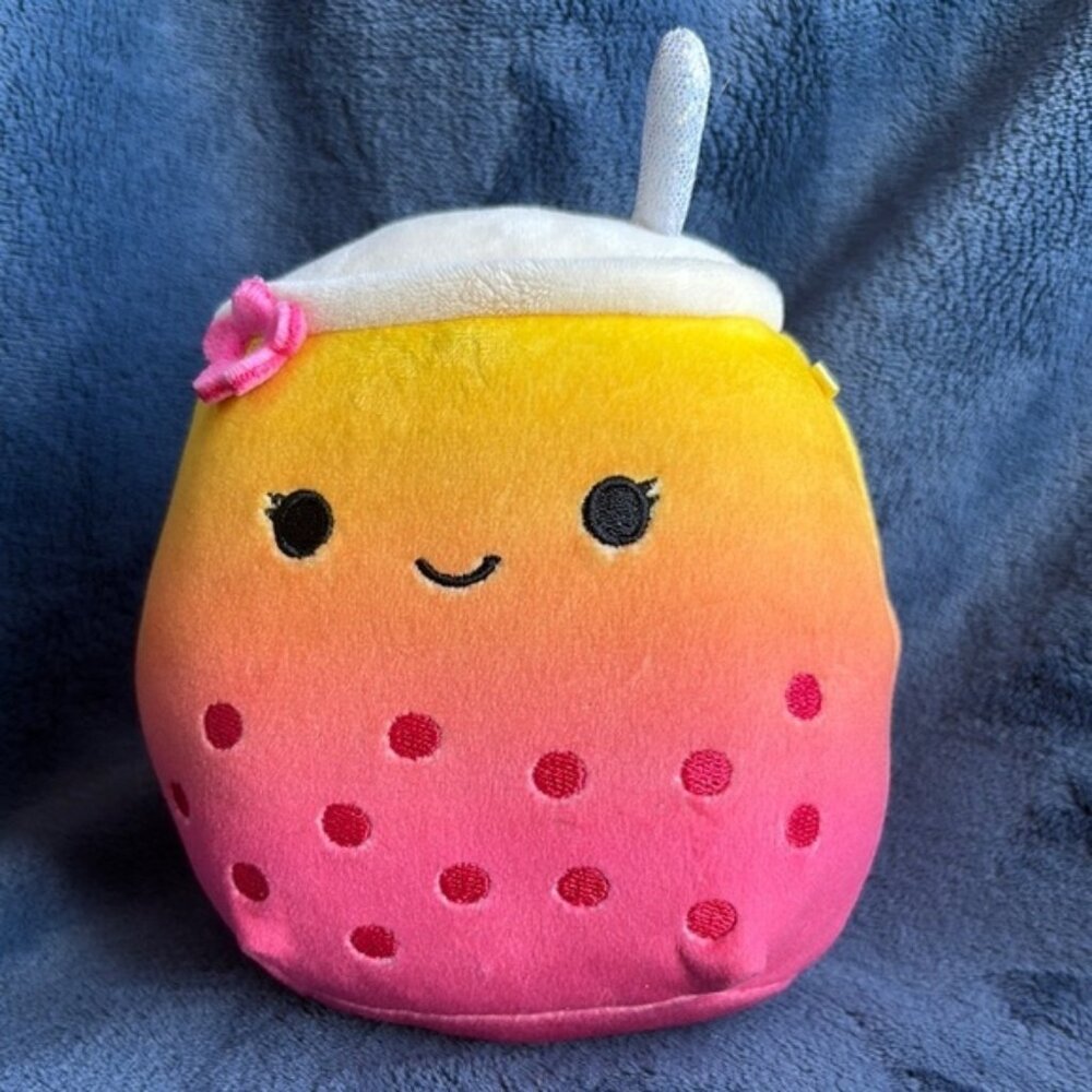 Squishmallows Bergit the Boba Tea 5” plush